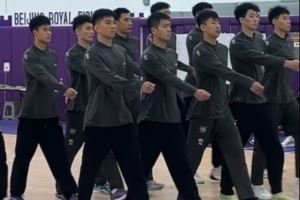  军训进行时！北控男篮团结一心、目标一致、信念坚定